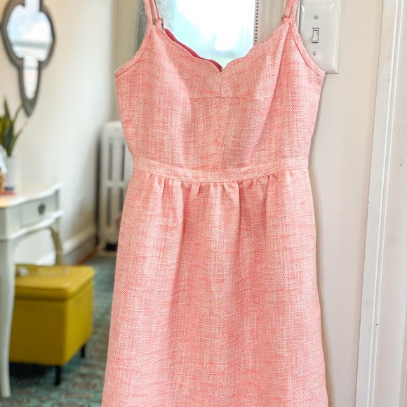 J.Crew Tweed Scalloped Top Dress - Picture 2 of 2